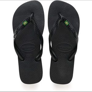 Men’s havaianas black flip flops